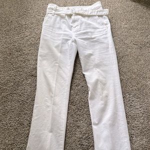 Seven for All Mankind white paper bag style high waist jeans size 26.